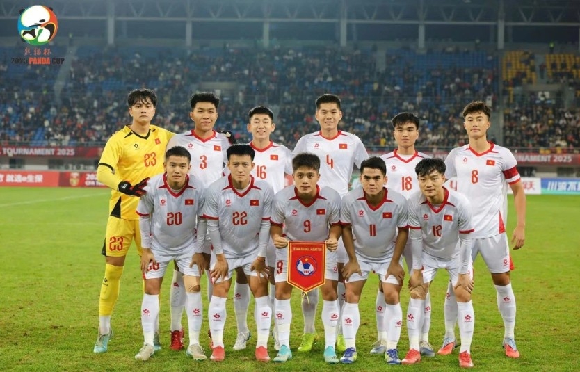 Conditions for U22 Vietnam to clinch title at CFA Team China-Panda Cup 2025